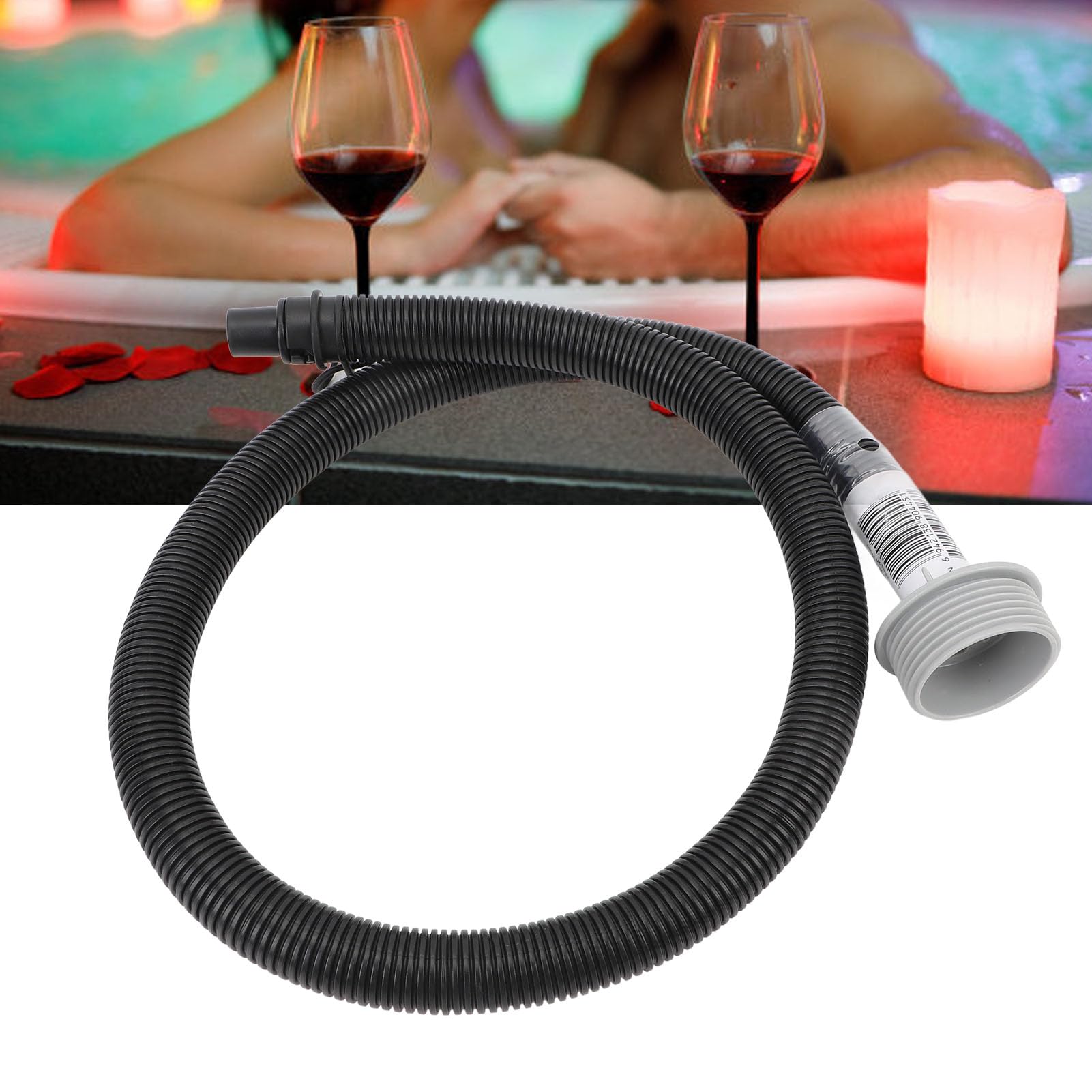 Aufblasbarer Whirlpool Schlauch 106cm - 2 Zoll Außengewinde Für Lay Z Spa