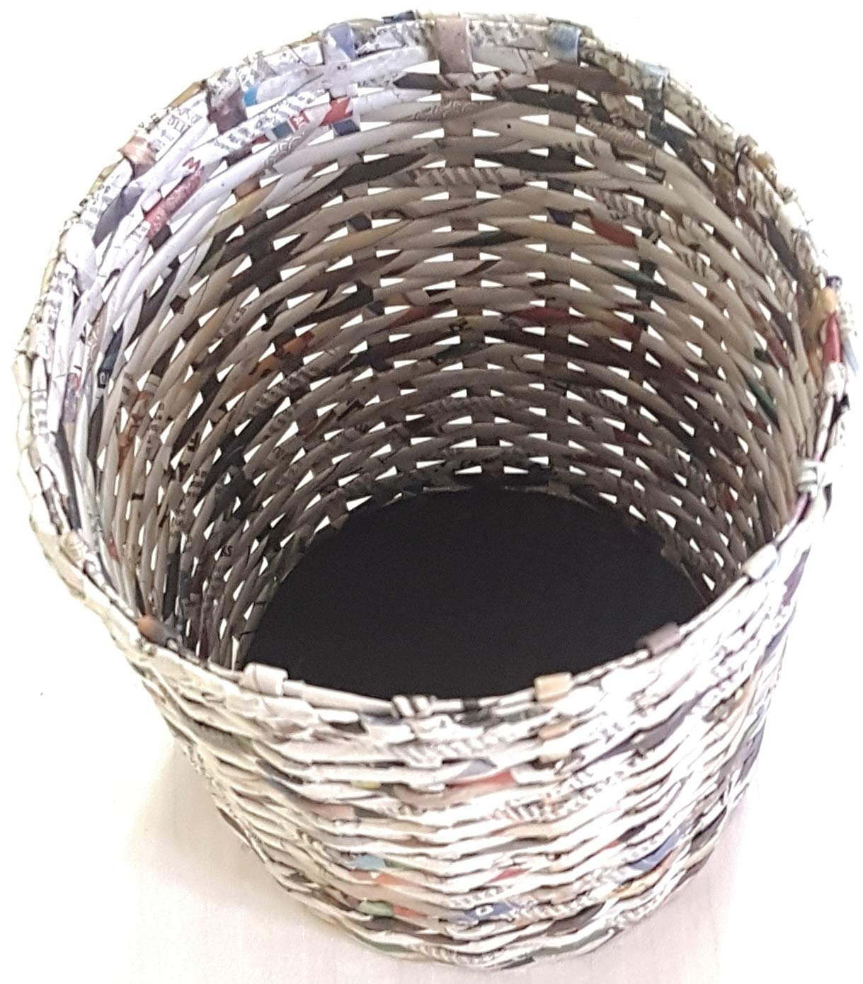 Stylish Paper Straw Dustbin - Small & Eco-Friendly -3