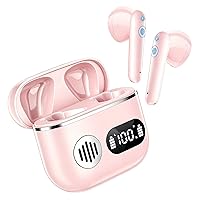 Paekole Cuffie Bluetooth, Auricolari Bluetooth 5.3 - Cuffie Wireless con 4 ENC Cancellazione Rumore Mics