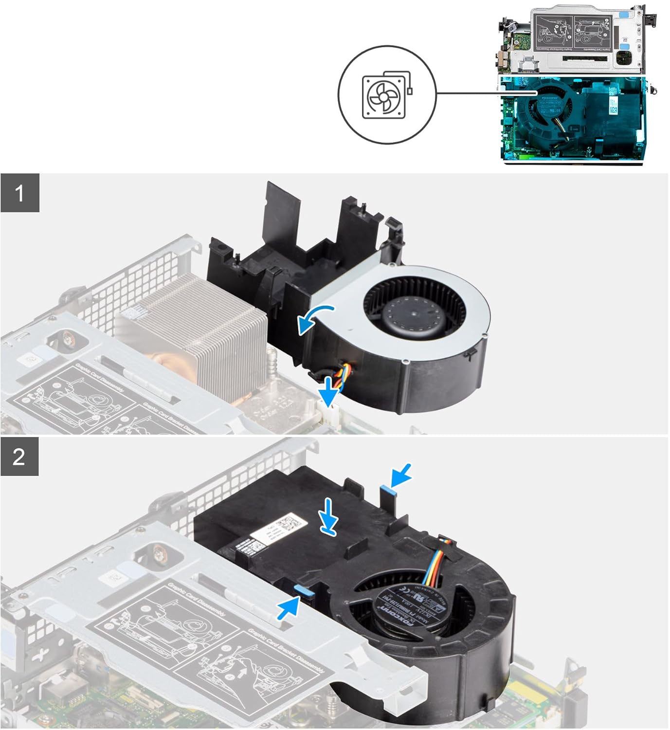 Deal4GO CPU Cooling Fan w/Heatsink Assembly R89X3 KR9CY Update 65W to 80W i7 i9 CPU Replacement for Dell Precision 3260 Compact