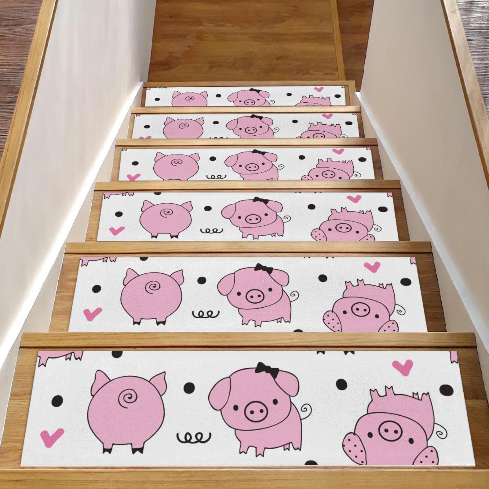 Alfombras para escaleras de interior: tapetes de seguridad para un hogar infantil alegre