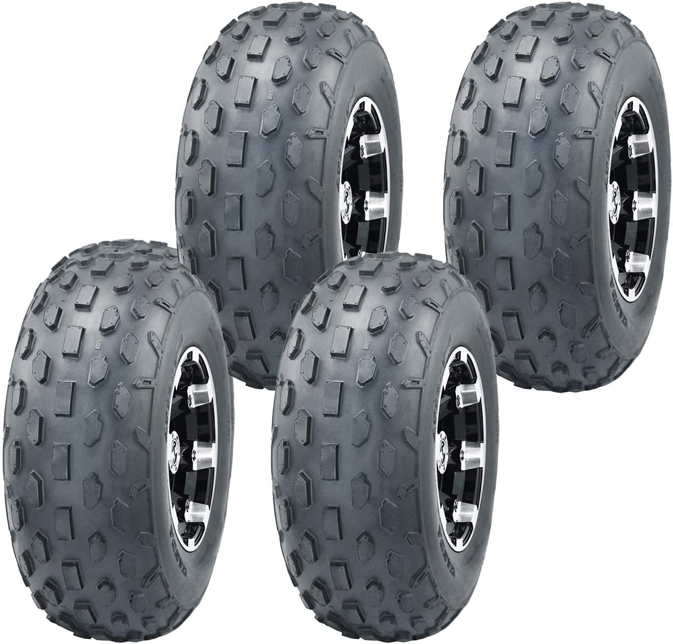 WANDA 19x7-8 19x7x8 Set 4 ATV Tires fit 1987-2006 Suzuki Quadsport LT80
