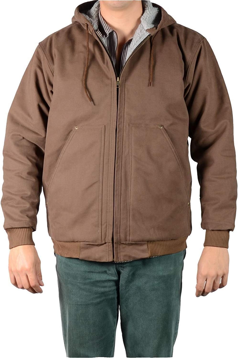 Fleece Lined Canvas Jacket 
