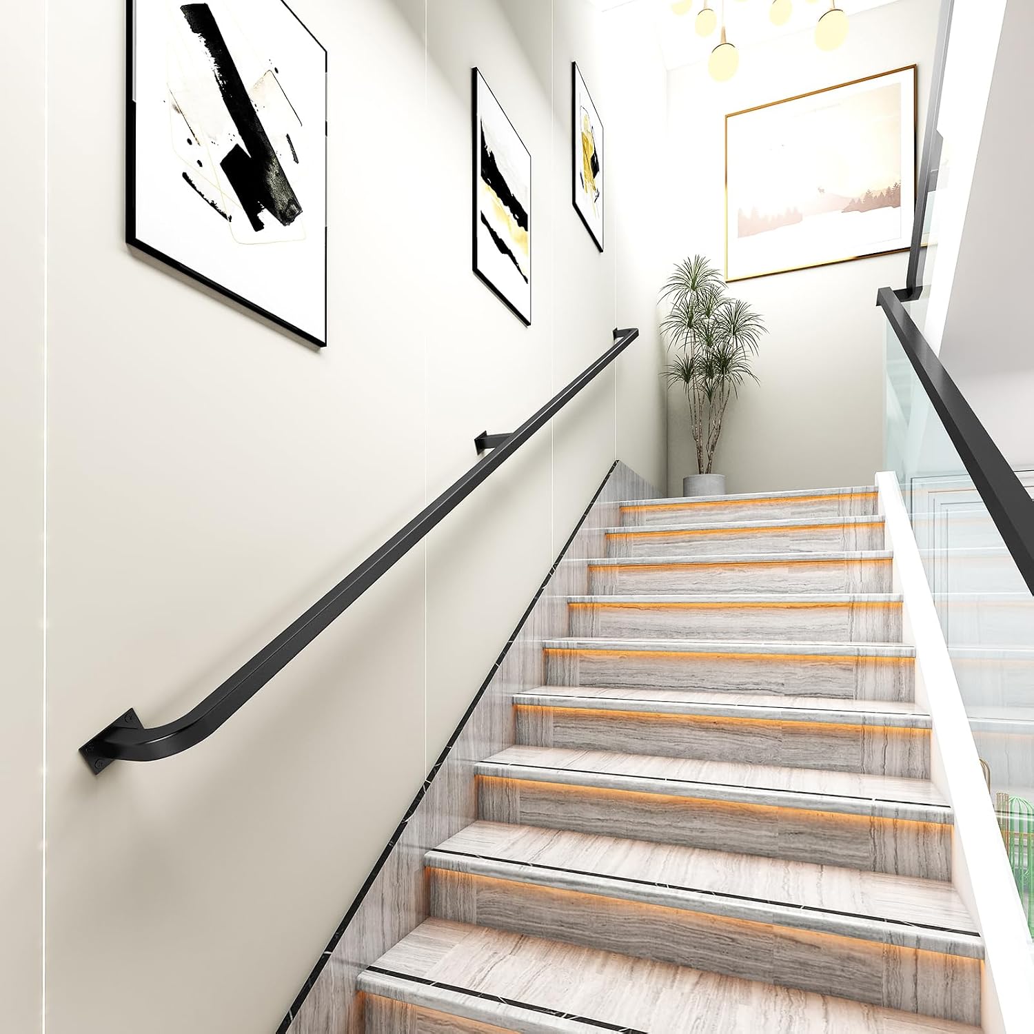 Sturdy Hand Rails 2FT Black Iron Hand Railing, Sturdy Safety Staircase Thailand | Ubuy