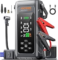 Joltekon 4500A Car Jump Starter with 150PSI Air Compressor, Portable Jump Box for 9L Gas/8L Diesel, Tire Inflator, Power Bank & Lights