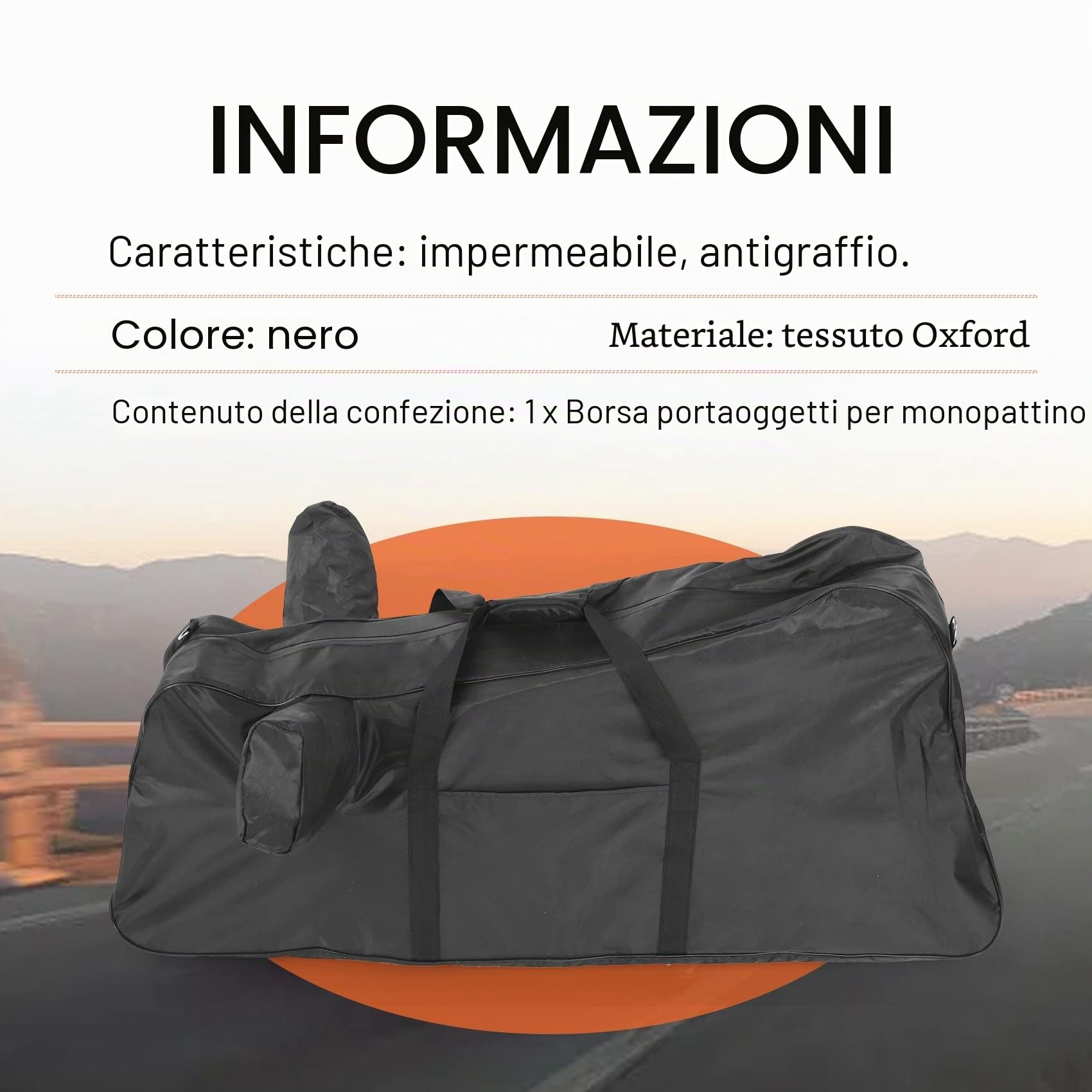 Borsa di Stoccaggio Impermeabile per Borsa Scooter per Max G30/G30D Scooter Elettrico Pieghevole Parti Borsa