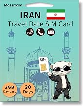 Travel SIM for Iran,2GB Data, 30 Days Validity - Instant Activation, No Roaming Charges - Stay Connected Across Persia