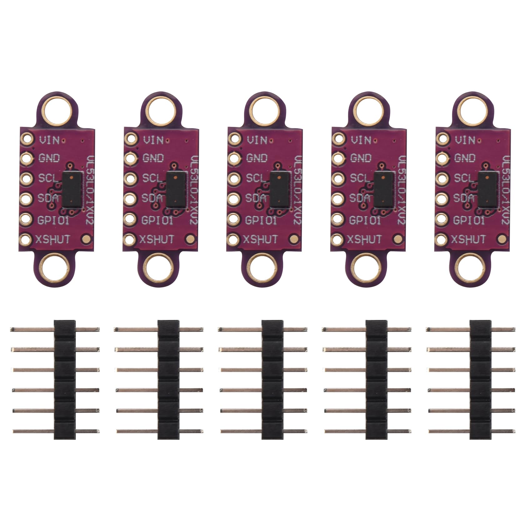 Littimoon Time-of-Flight ToF Ranging Sensor Breakout 940Nm -VL53L0XV2 Distance Module IIC