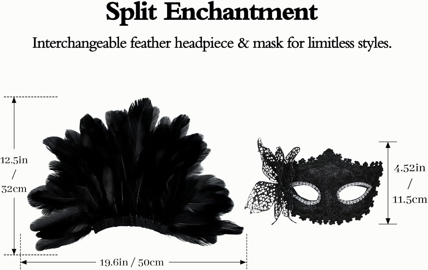 HOMELEX Women Feather Headpiece Carnival Caribbean Headdress Showgirl Cosplay Accessories - Image 6