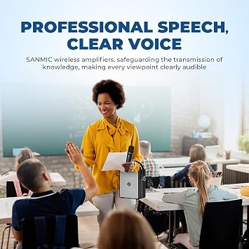 50W Wireless Voice Amplifier with Handheld Microphone S98 Pro