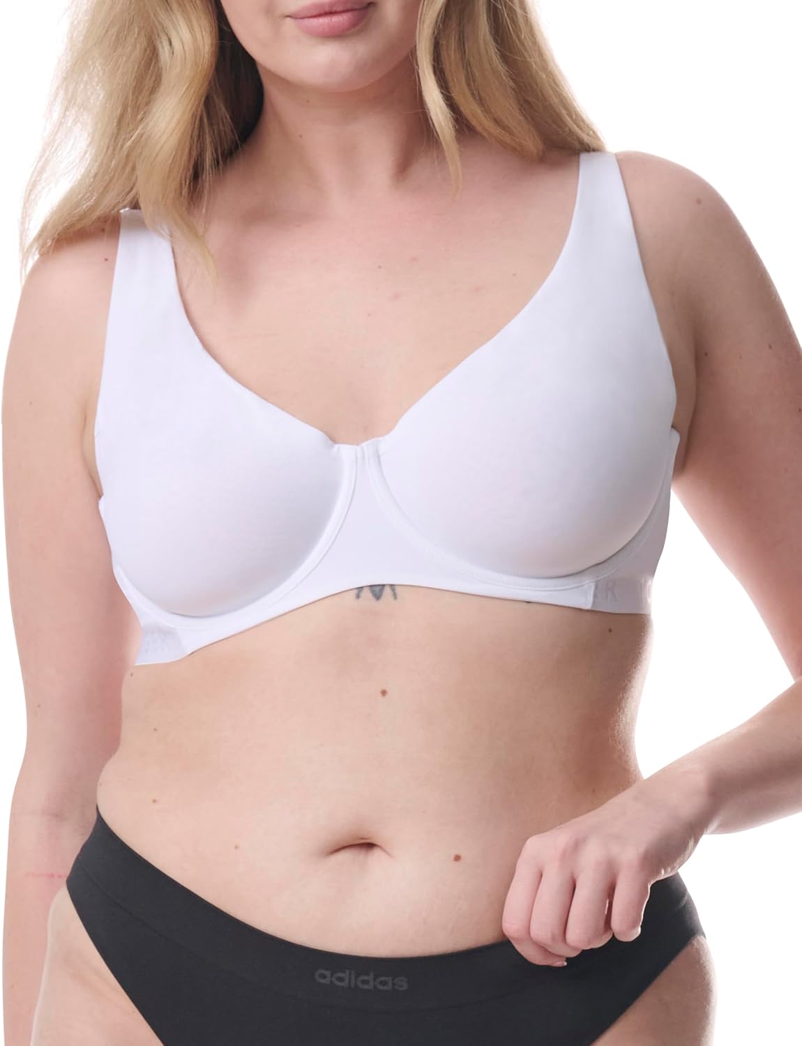 Tommy Hilfiger Women's Plus Micro Unlined Underwire T-Shirt Bra