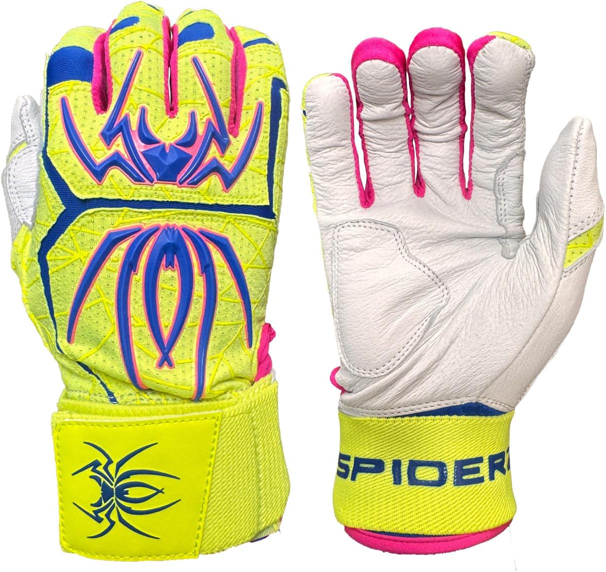 Spiderz ENDITE X Wrist Strap Adult Baseball/Softball Batting Gloves