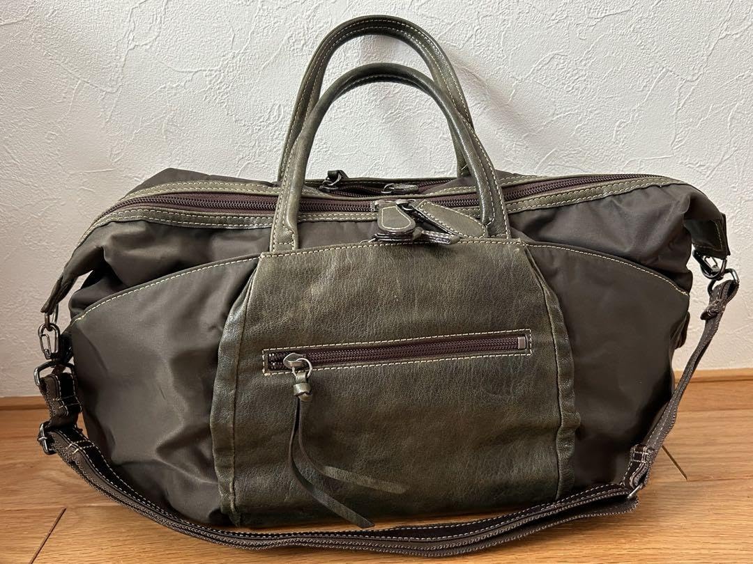 Amazon.co.jp: オサム 2way ショルダーバッグ レザーナイロン Amazon.co.jp: オサム 2way ショルダーバッグ レザーナイロン
