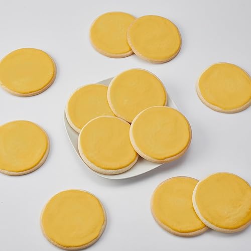 Miniatura 3 de Smiley Cookie - Paquete de 12 galletas de azúcar heladas amarillas envueltas individualmente sin nueces
