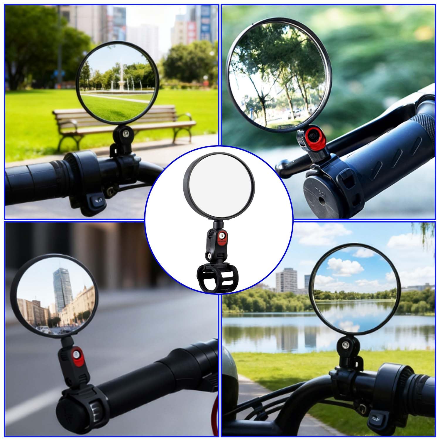 Scooter retrovisore per scooter,compatibili con MAX G30 G2 G3 ZT3 Pro GT3 F3 E3, specchietto retrovisore grandangolare regolabili Accessori
