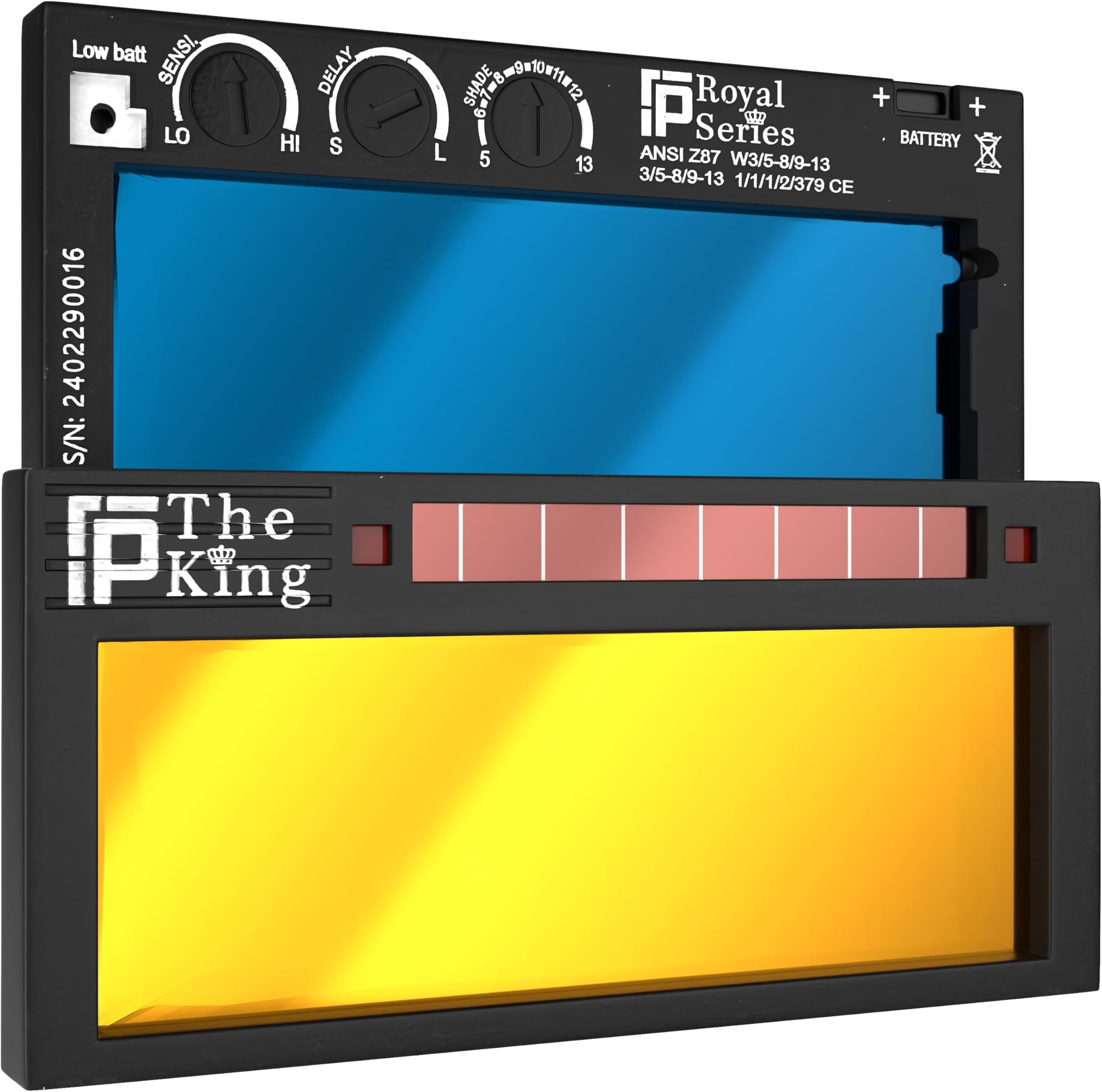 Wendy's Pancake Welding Hood Helmet w/Strap Right Handed White