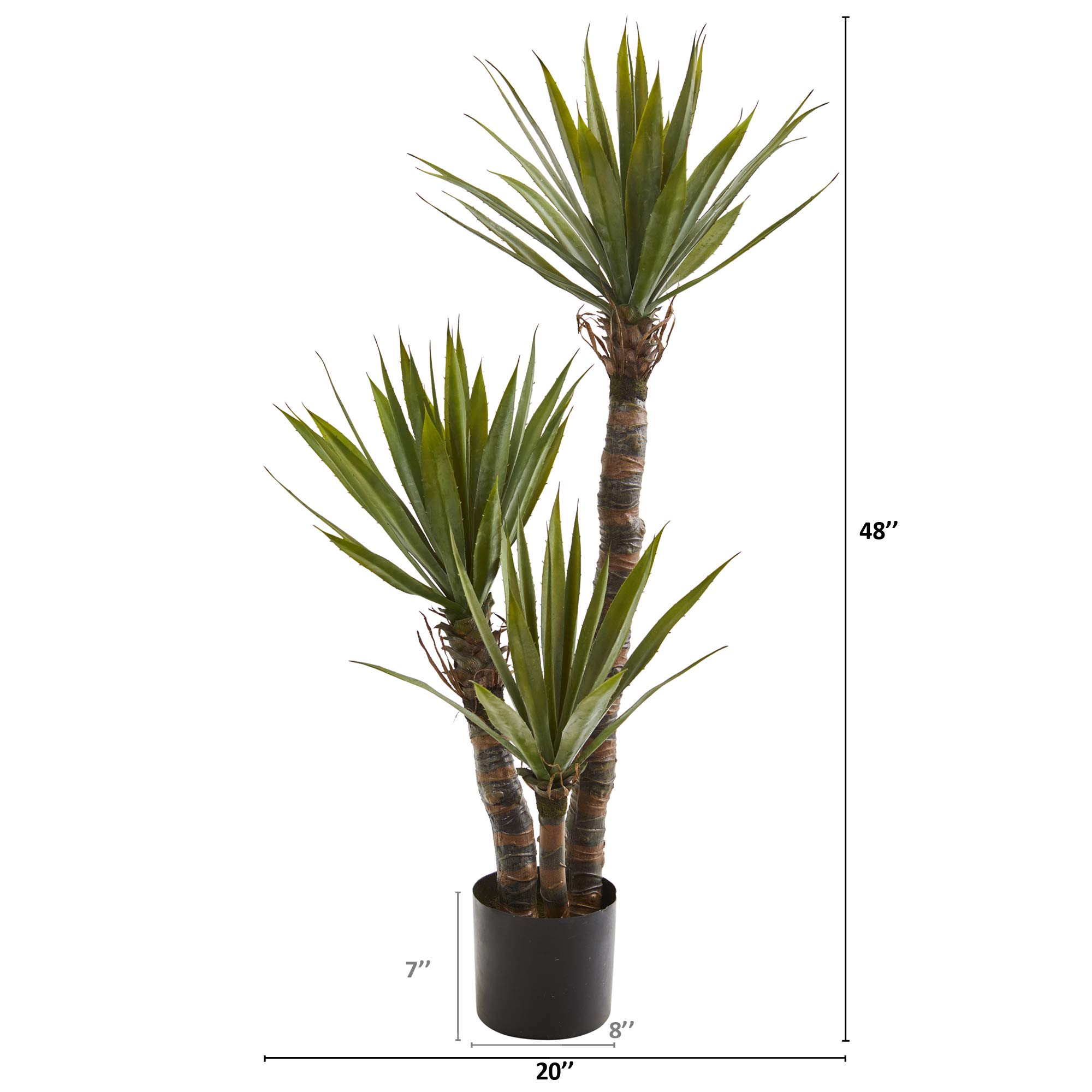 Amazon.com: Nearly Natural 4ft. Yucca Artificial Tree : Home & Kitchen