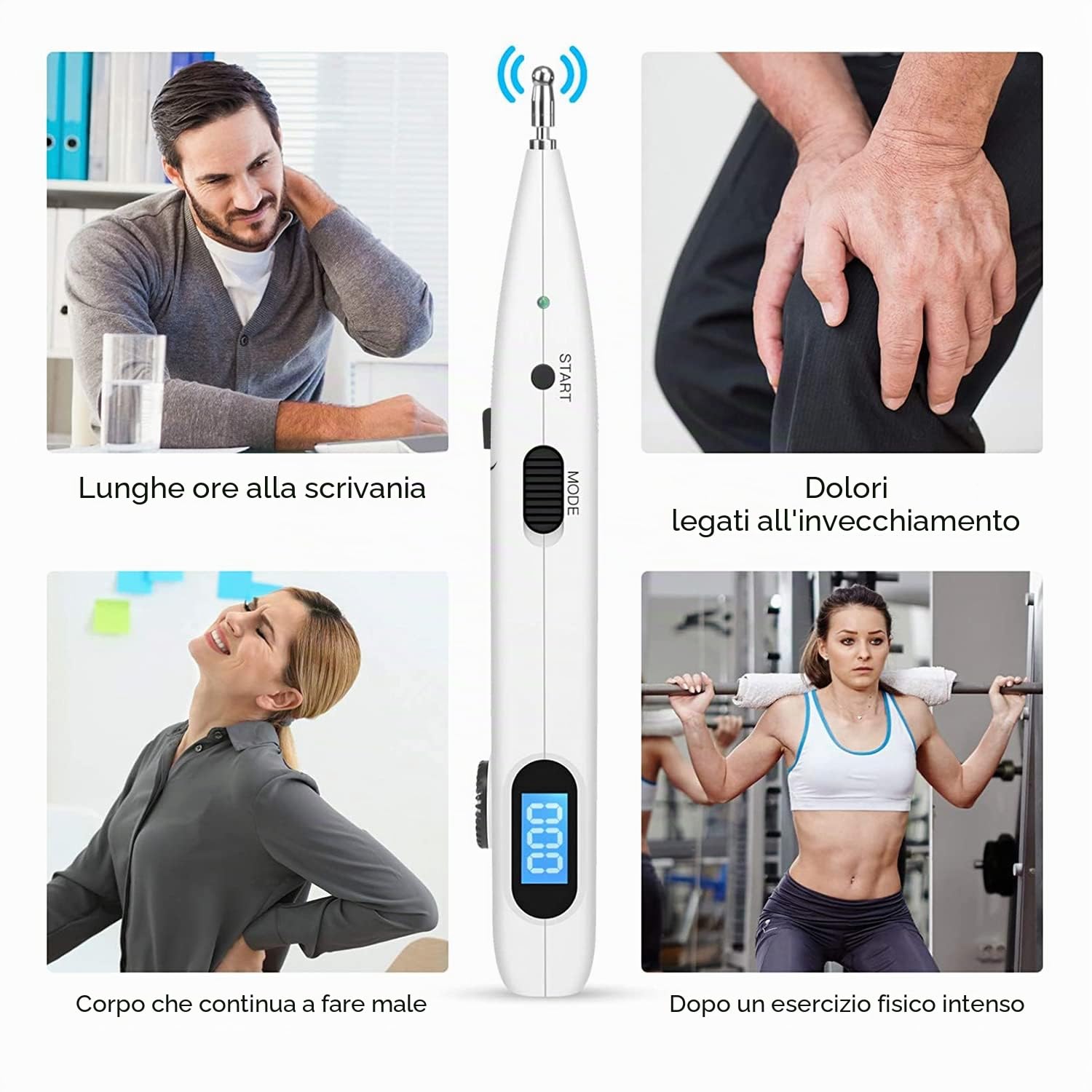 Rhorawill Penna per Agopuntura Elettronica,