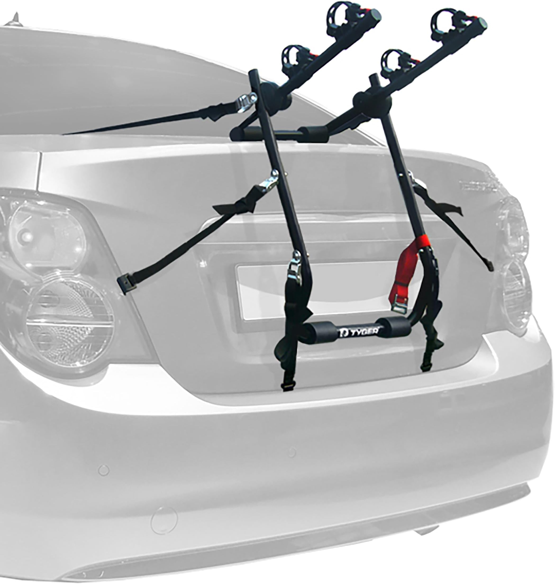 OxGord 2 Bike Rack Trunk Mount Deluxe Bicycle Carrier for