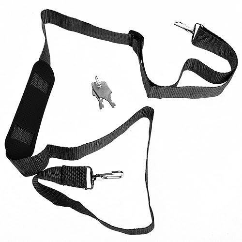 Miniatura 9 de SHANY Essential Pro - Estuche de maquillaje con correa para el hombro y cerraduras, color negro sobre negro