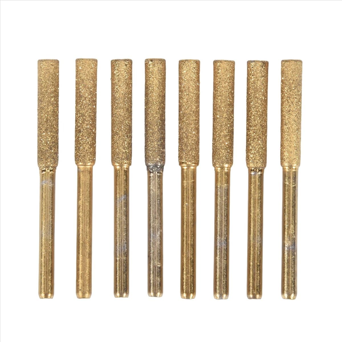 Sankaka 8Pcs High Hardness Diamond Chainsaw Sharpener-Stone File,Diamond Sharpening Wheels File(5/32 Inch, 4.0mm)