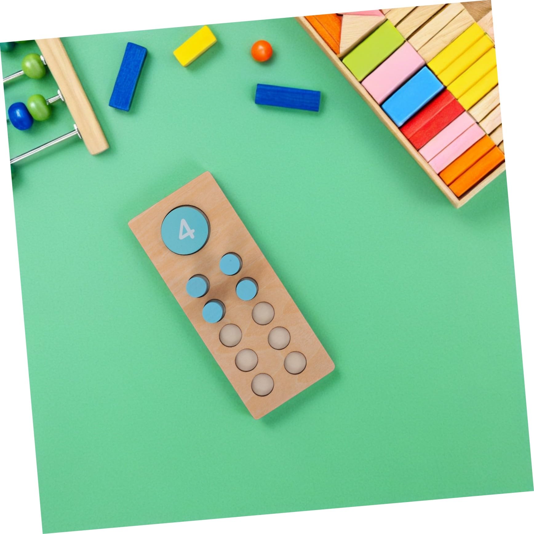 ORFOFE Abaco Matematico per Bambini in Legno, Calcolatrice Didattica