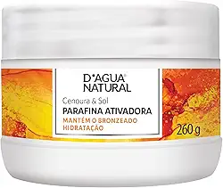 D'AGUA NATURAL Parafina Ativadora Cenoura E Sol 260 G