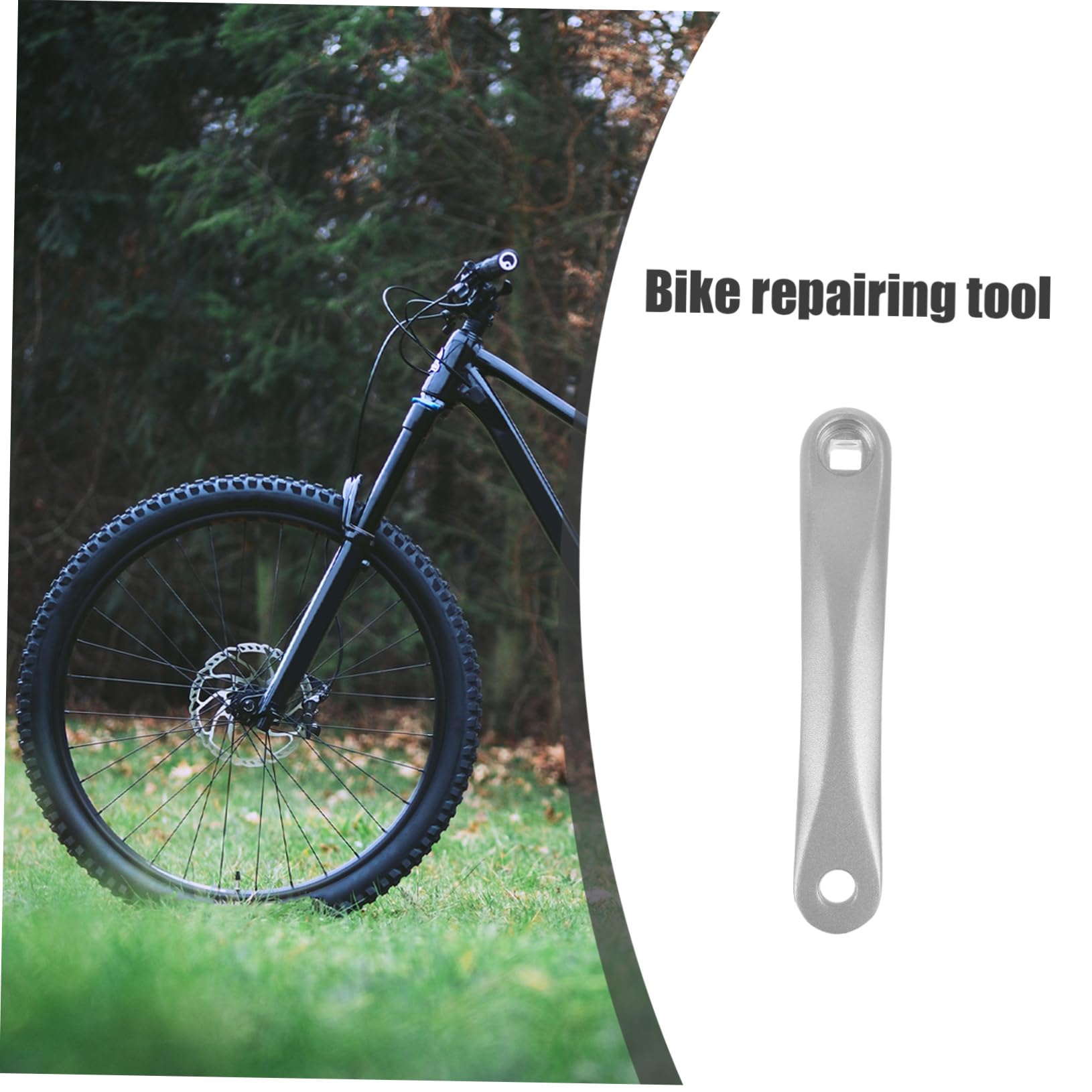 BESTonZON Fahrrad Kurbelarm Aluminiumlegierung Stabiler Kurbelarm Universeller für Mountainbike und Straßenrad Moderates Design Langlebig und Farbecht