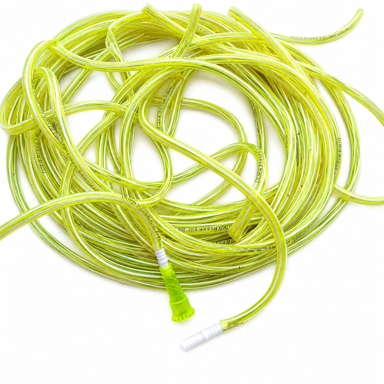 Flexible PVC Water Pipe with Nozzle – Transparent Green Multi-Purpose Plastic Tube Hose with Connector for Water Transfer, Gardening, Car Washing & Home Use (5 metre)-image-26