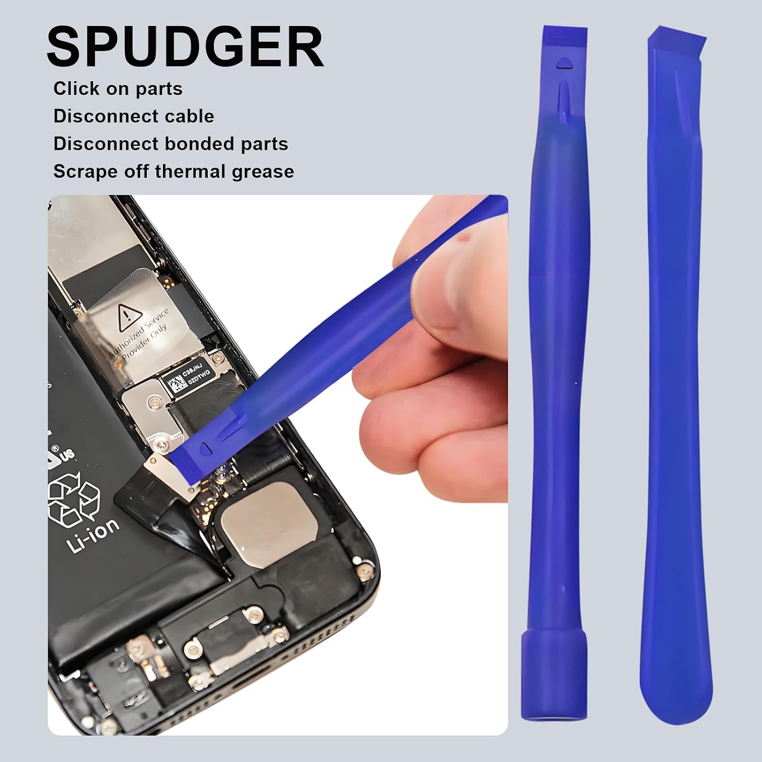 Opening Pry Tool Repair Kit with Screwdriver Plastic Spudger for iPhone X/XR/XS/MAX/ 8/ 7p/ 7/ SE/ 6s/ 6s Plus/ 6/6 Plus/5S /5 /4S /4 Tablets iPod Touch Cellphone 9 Piece