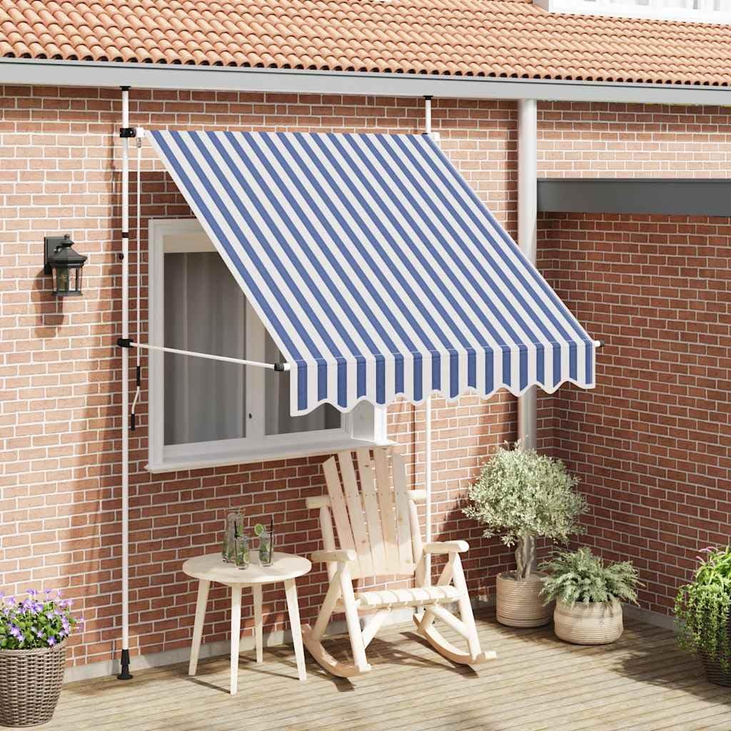 Auvent rétractable de jardin 200cm idéal pour ombrager une terrasse ou un balcon