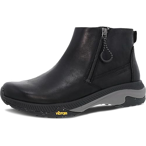 Dansko Margo Outdoor Ankle Boot for Women - Full Waterproof Construction and Super Durable Vibram ECOSTEP Slip-Resistant Outsole Made with at Least 30% Recycled Rubber