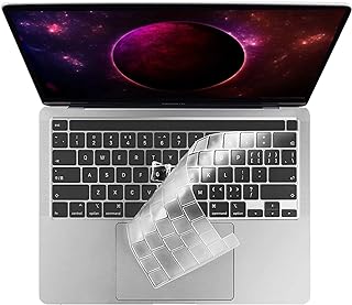 Clear Ultra Thin TPU Keyboard Cover for MacBook Pro 13 Inch 2020-2023 M2 A2338 M1 A2289 A2251, for MacBook Pro 16 Inch 2020 2019 A2141
