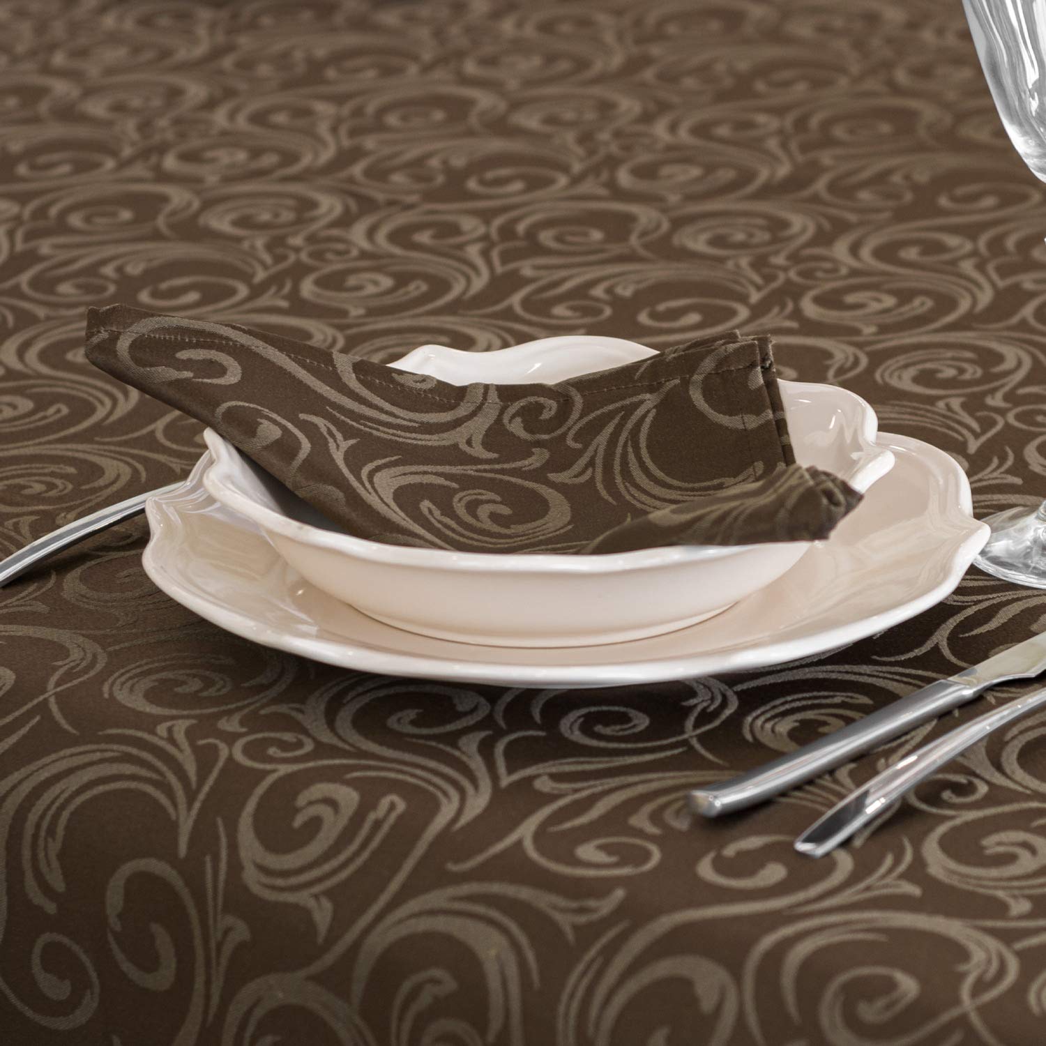 Nappe Blanche Serviettes De Table En Tissu BGEUROPE Serviettes - Antitache - Beige - Réf. Milano - 45cm X 45cm Serviette De Table Tissu Nappe Anti Tache Rectangulaire