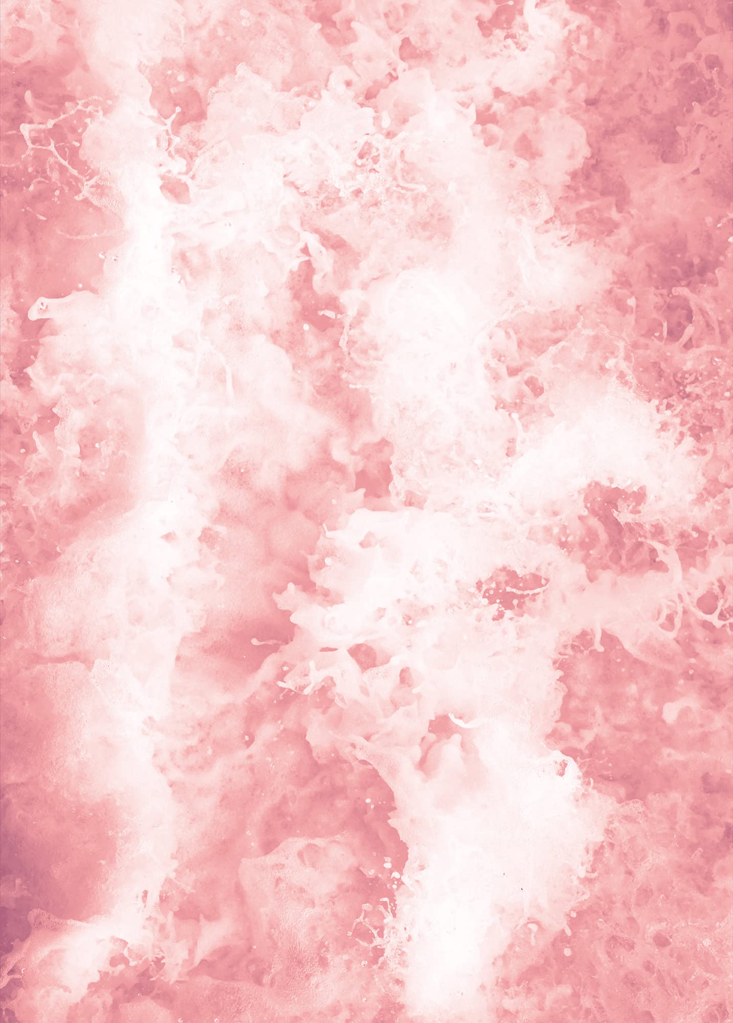 Impresión artística de burbujas rosas (50x70 cm) para decorar salones modernos con un toque chic
