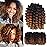 Ombre Wand Curl Crochet Braids Hair - 8 Inch Ringlet Twist Extensions with Jamaican Bounce (3 PCS, 1B/30/27)