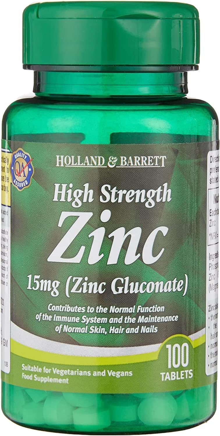 High Strength Zinc Gluconate (15mg)