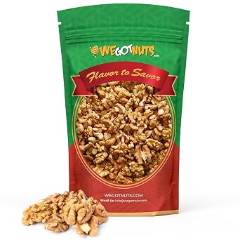 Two Pounds Of California Walnuts, 100% Natural, NO PPO, No Preservatives,Shelled,Raw - We Got Nuts