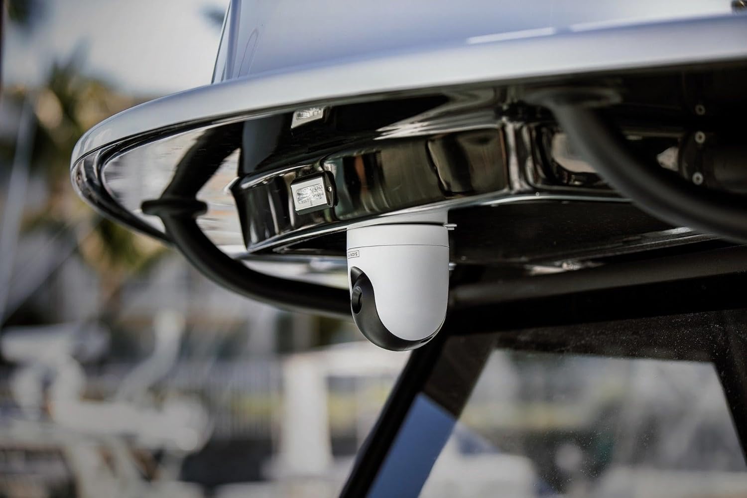 SiOnyx Nightwave Camera, Rugged Ultra-Low Light Color Night Vision Marine Boat Dome Camera | Easy-to-Use App Connectivity with RAM Mounts Tablet Mount System, Vinyl Cover and Signature Lens Cloth