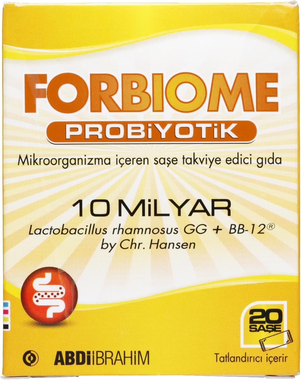 Forbiome 10 Billion Probiotics 20 Sachets