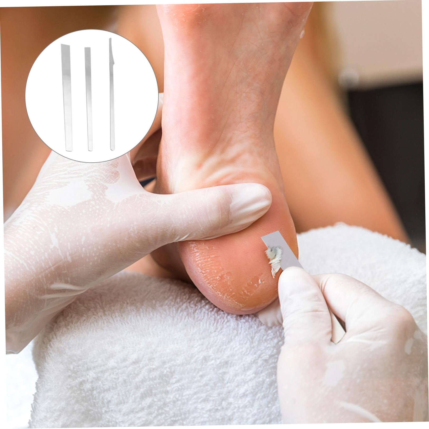 Didiseaon 3pcs Pedicure Knife Set for Ingrown Nail Treatment Nail Care Tools Kit Podiatrist Toenail Clippers for Hands or Feet