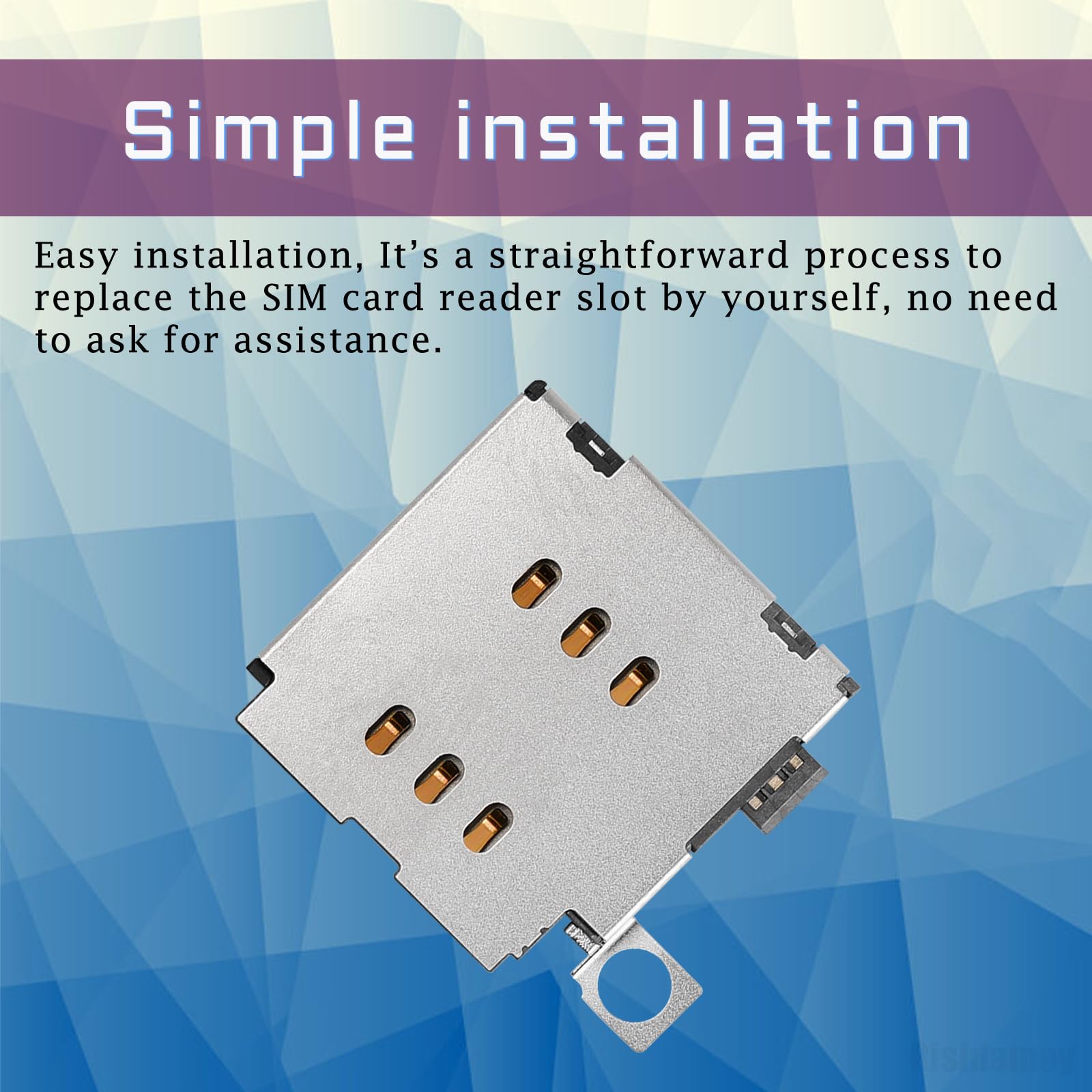 Amazon.com: Risidamoy Single SIM Card Reader Replacement for