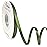 Ribbli Moss Green Satin Ribbon,Double Faced Satin 1/4 inch x Continuous 25 Yards,Use for Bows Bouquet,Gift Wrapping,Wedding Decoration,Floral Arrangement