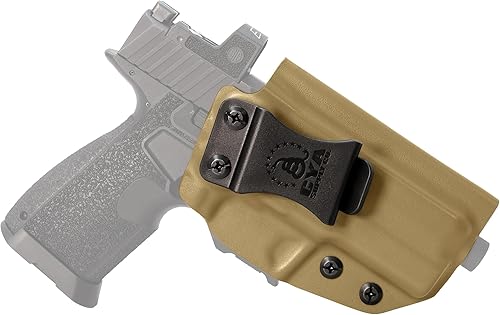 Miniatura 104 de CYA Supply Co. Funda para llevar armas dentro del cinturón, Base Optics Ready (Flat Dark Earth) Portador Oculto en la Pretina, IWB, Compañía