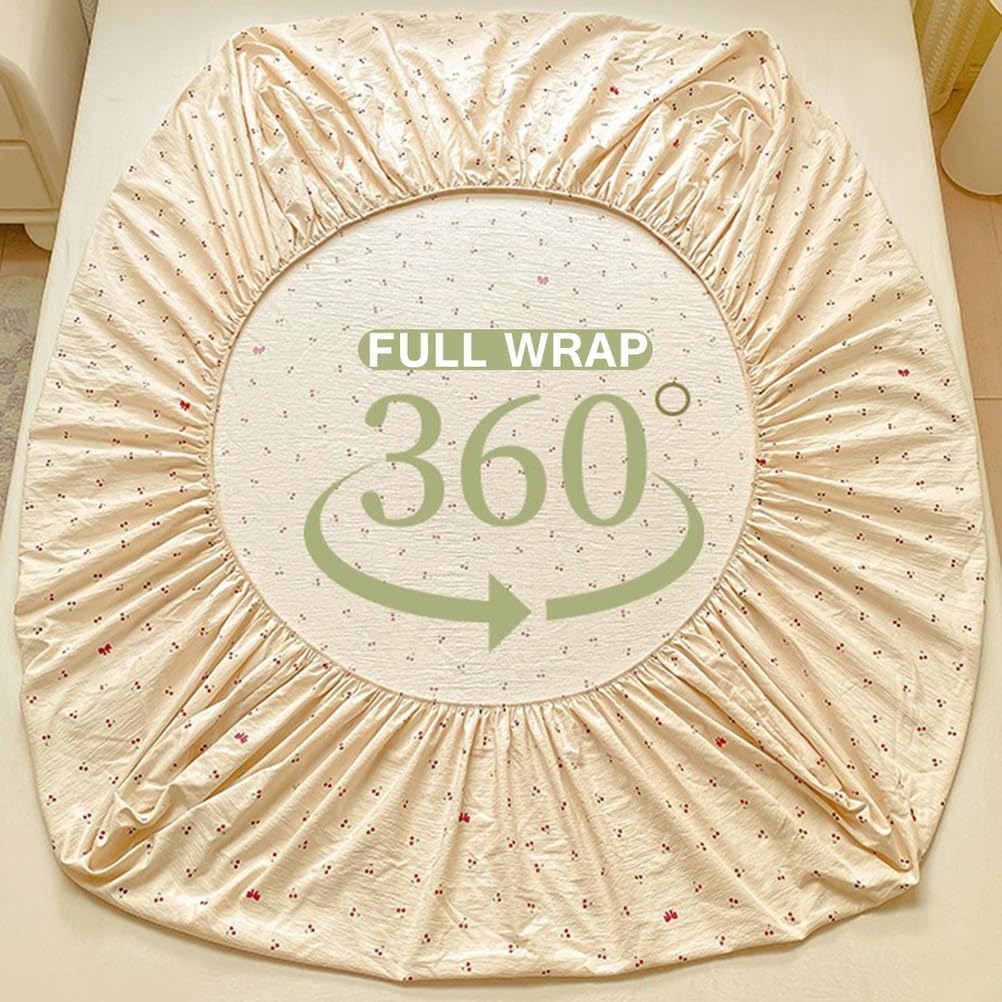 B,90 * 200cmTWIN,LDLCYCN Mattress Protector for Queen King Size Bed Cover with Elastic Band Full Wrap Mattress Cover with Deep Pocket 10In Noiseless Fitted Sheet for Home Bedroom Hotel