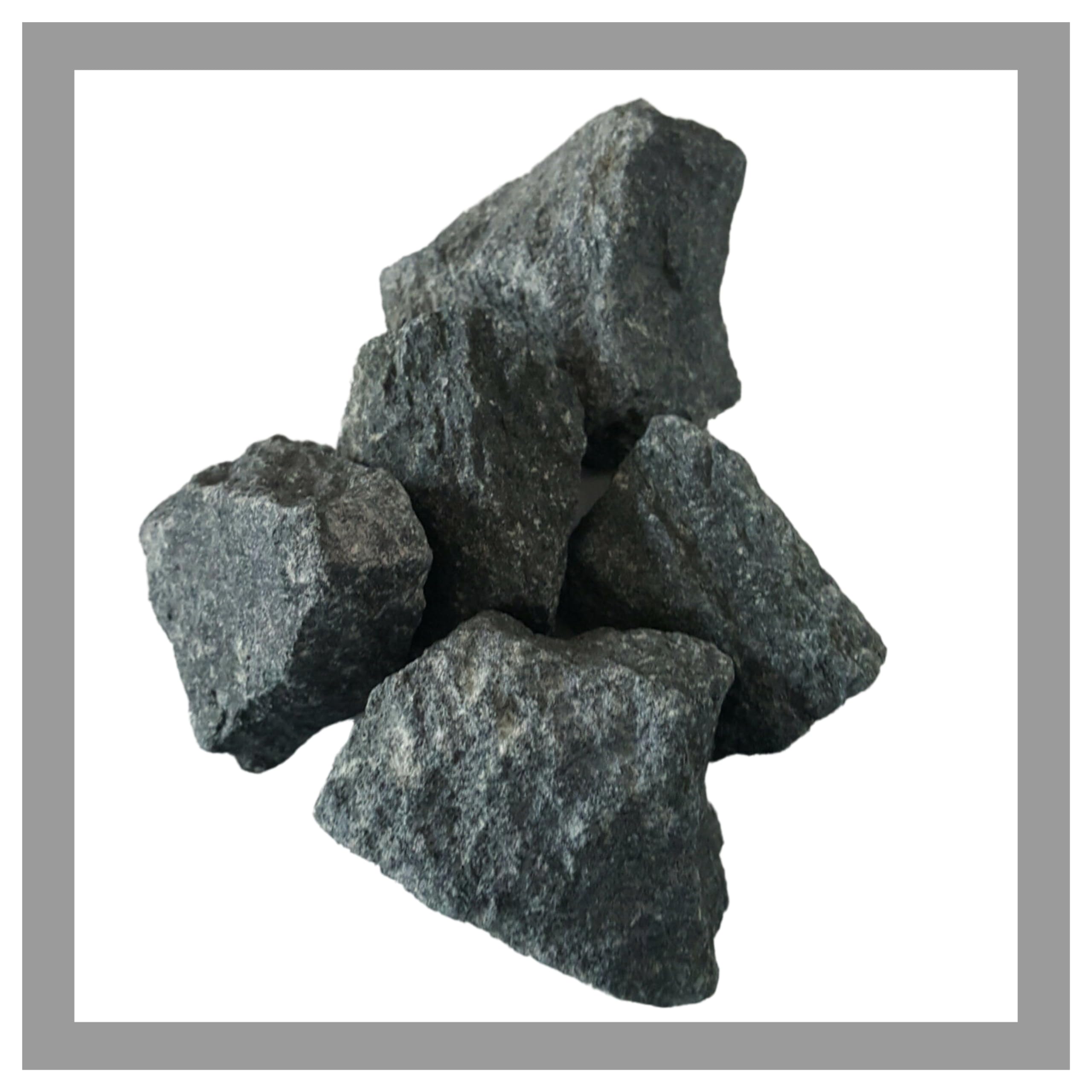Saunasteine 20 kg Olivine-Diabase Super XXL Größe 13cm bis 20 cm Schadstofffrei, Hand ausgewählt Sauna Aufgussmittel geeignet für Elektro- oder Holzsaunaöfen Saunazubehör TÜV geprüft Asbest frei