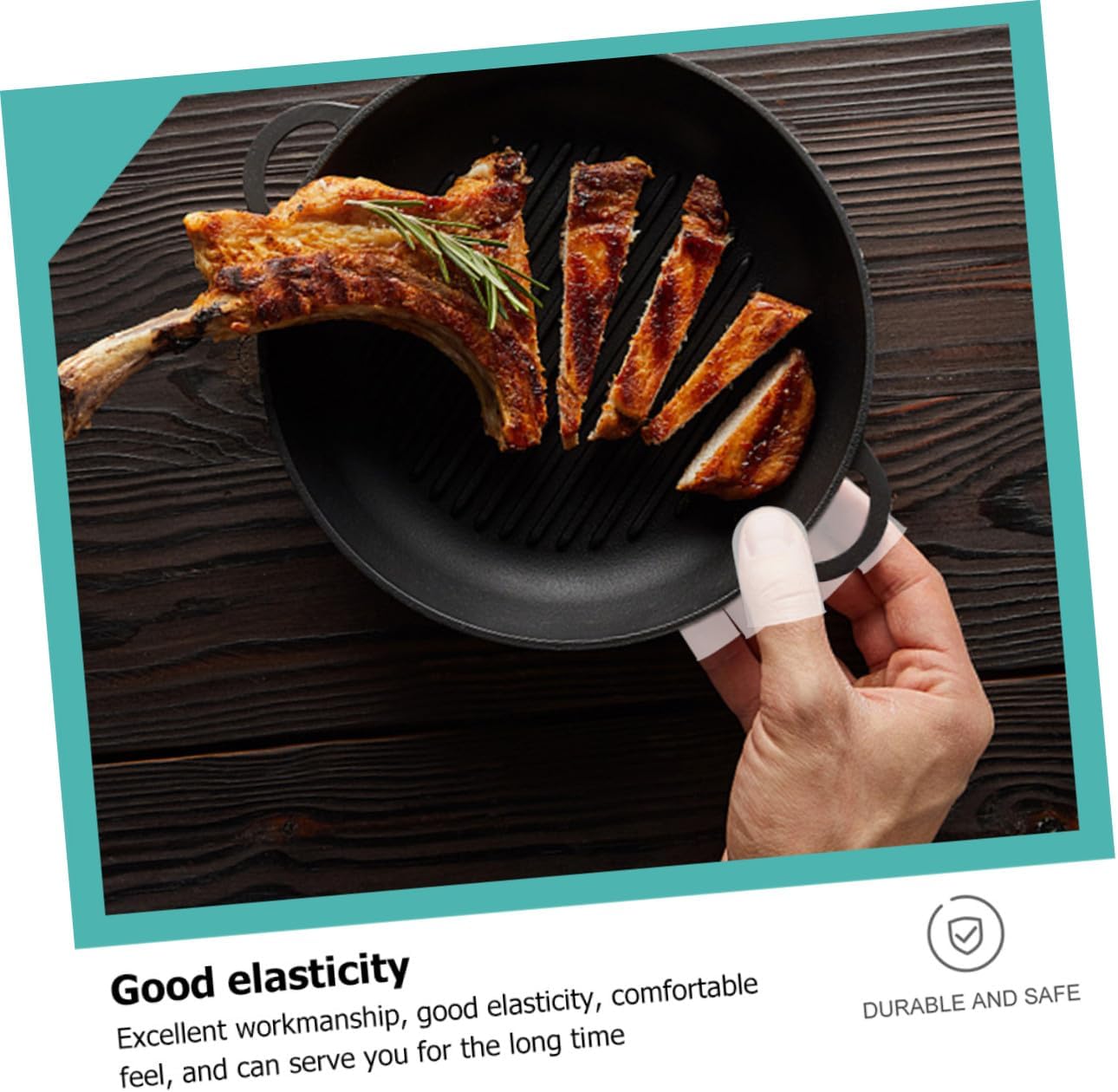 5pcs Silicone Finger Caps Breathable Flexible Anti-Scald Finger Protectors Wear Resistant Cots for Heat Protection and Injury Prevention