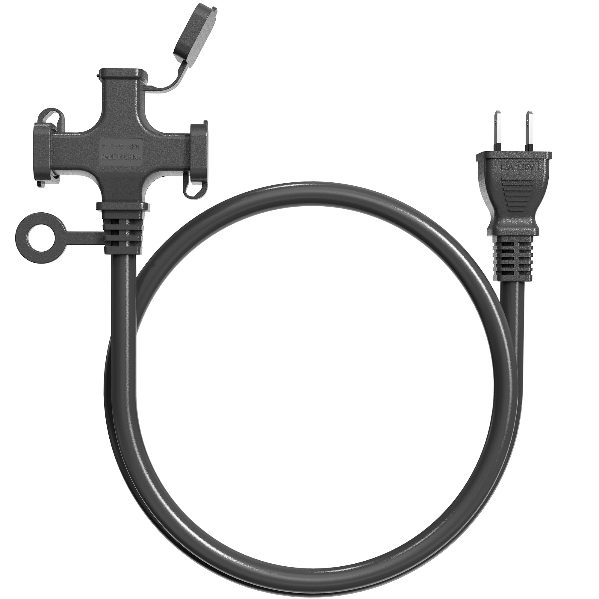 Amazon.co.jp: 延長コード 作業用 30cm 1m 5m 10m 20m 30m 3分配 3口 