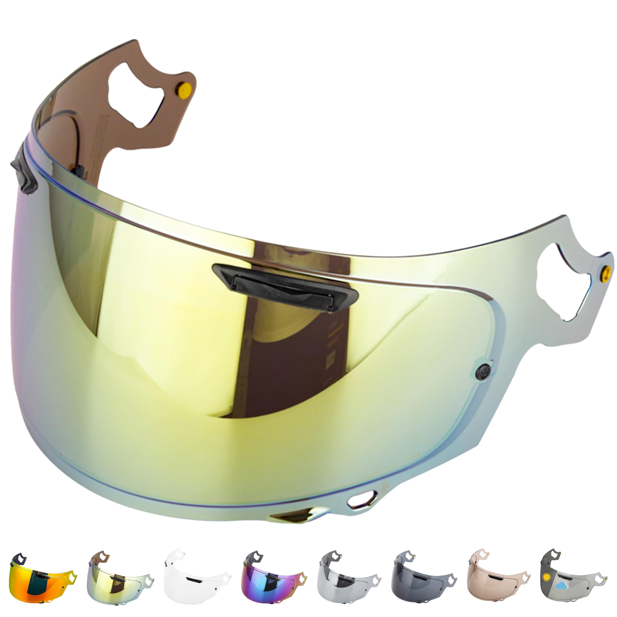 Visiera Everalo Per Caschi Arai - Compatibile Con RX-7X, Quantum, Concept - Fumé Scuro - Foto 6