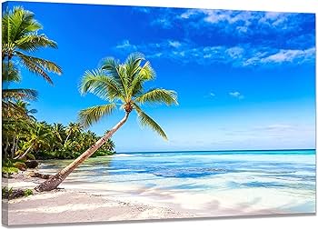 ハワイの海岸（ヤシ無し）　アクリル画　原画 ハワイの海岸（ヤシ無し） アクリル画 原画 ハワイの海岸（ヤシ